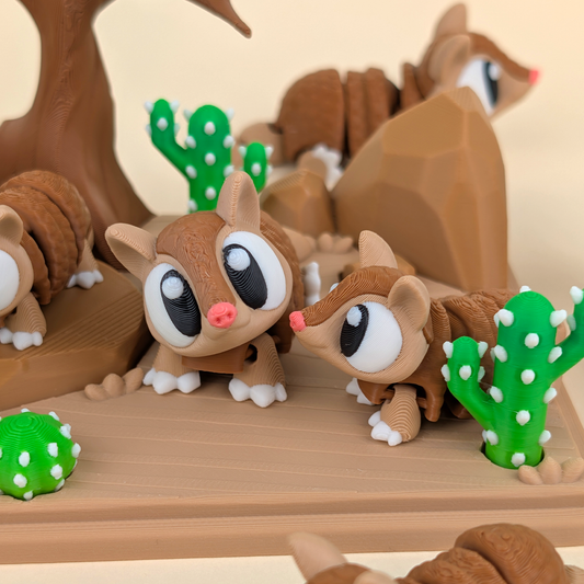 Flexi Armadillo Playset