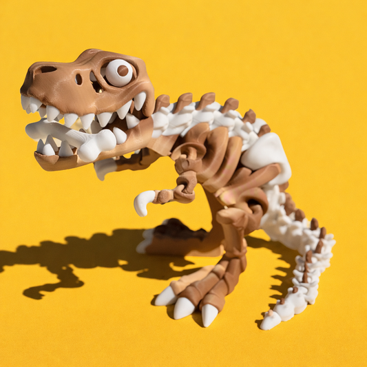 2 Tone Dinosaur T Rex & Bone