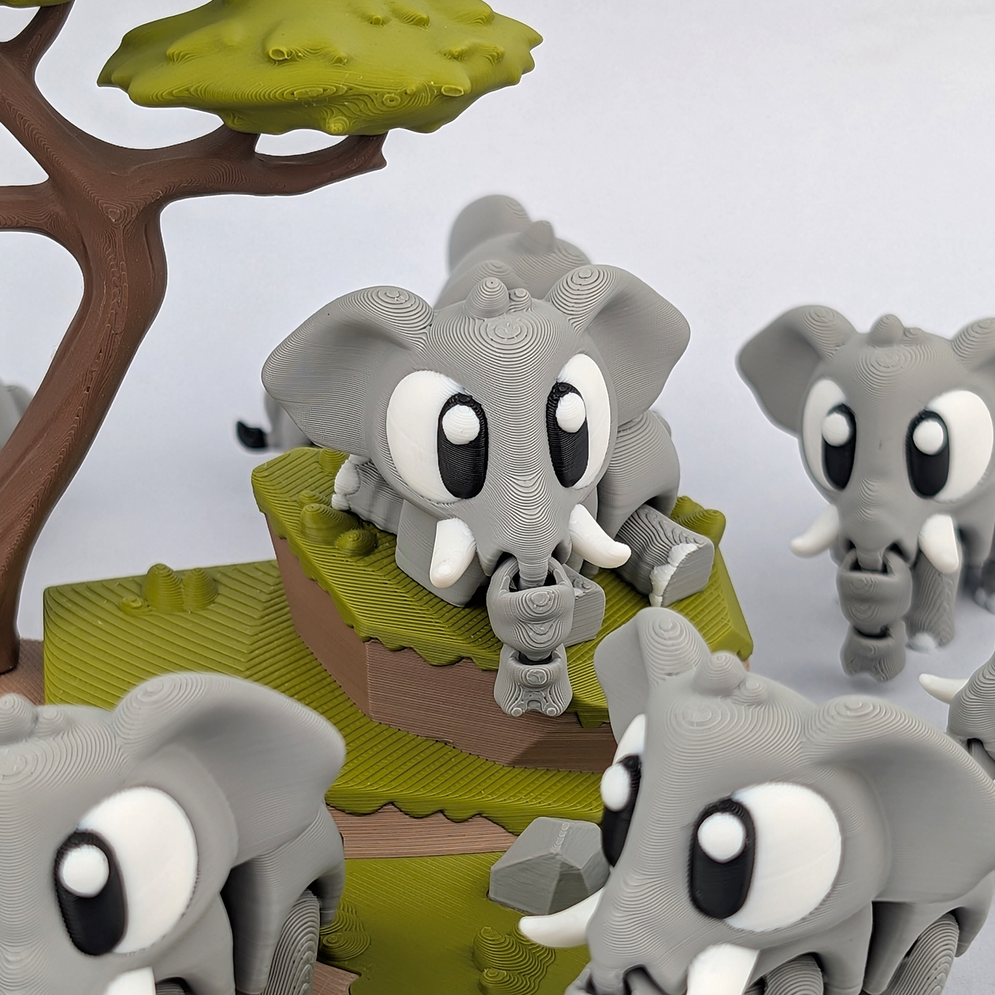 Flexi Elephant Playset