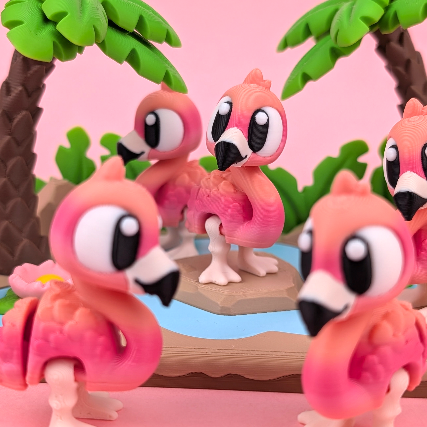Flexi Flamingo Playset