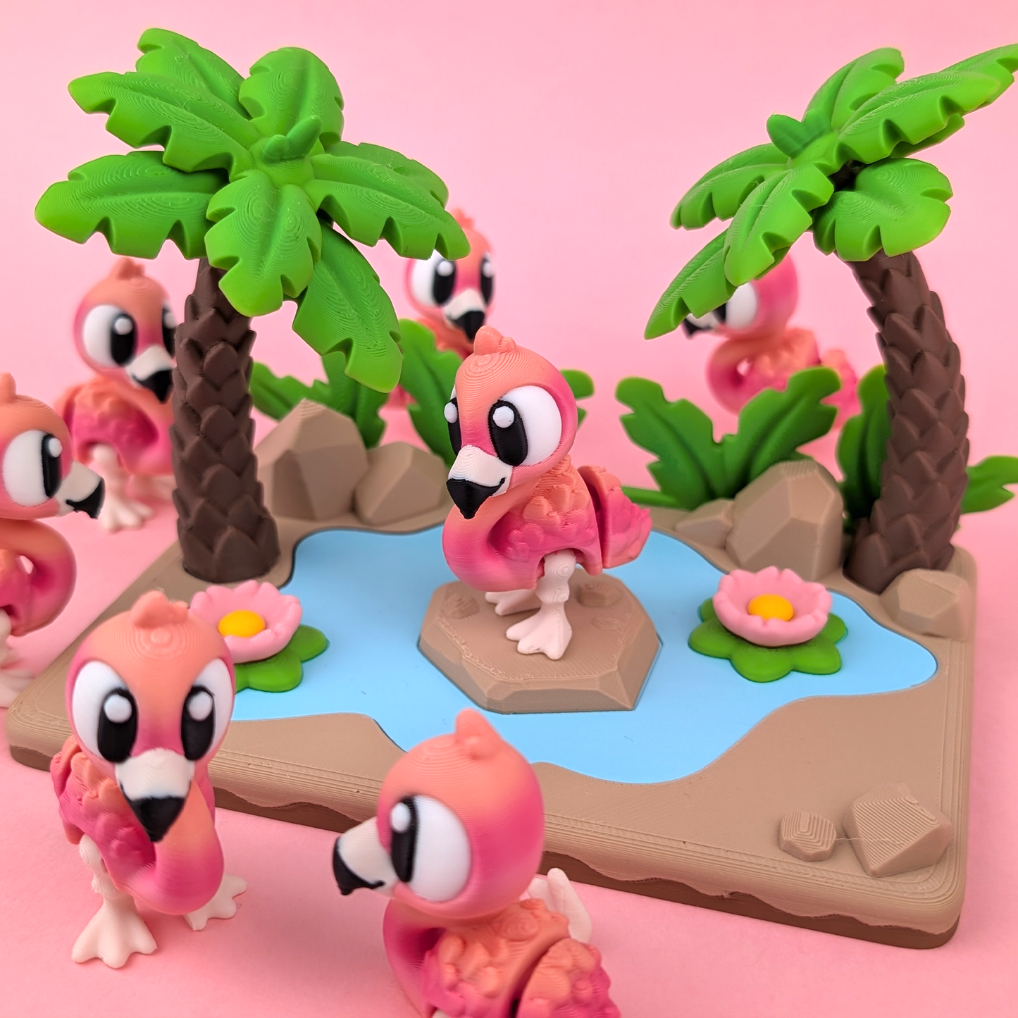 Flexi Flamingo Playset