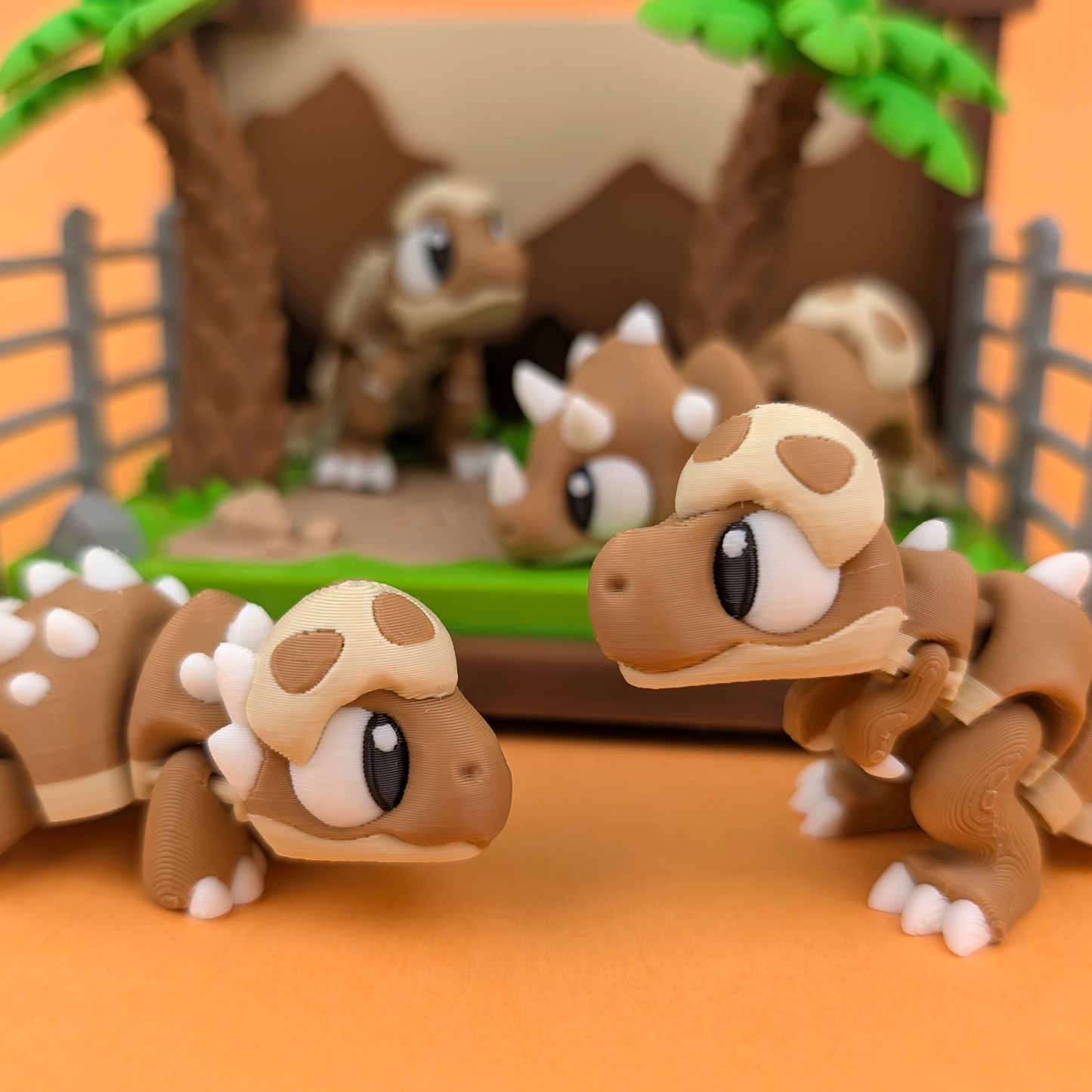 Flexi Dinosaur Exhibit Playset