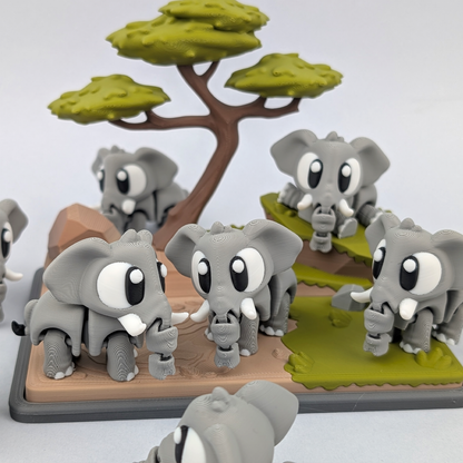 Flexi Elephant Playset