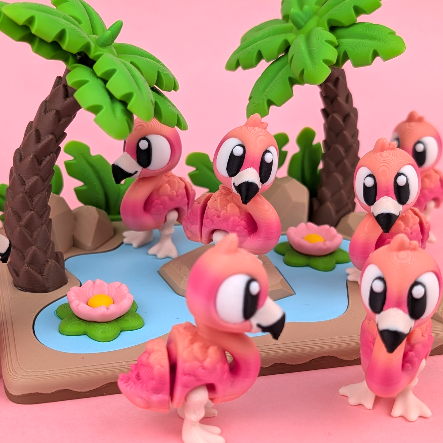 Flexi Flamingo Playset
