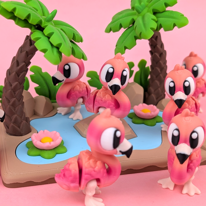 Flexi Flamingo Playset