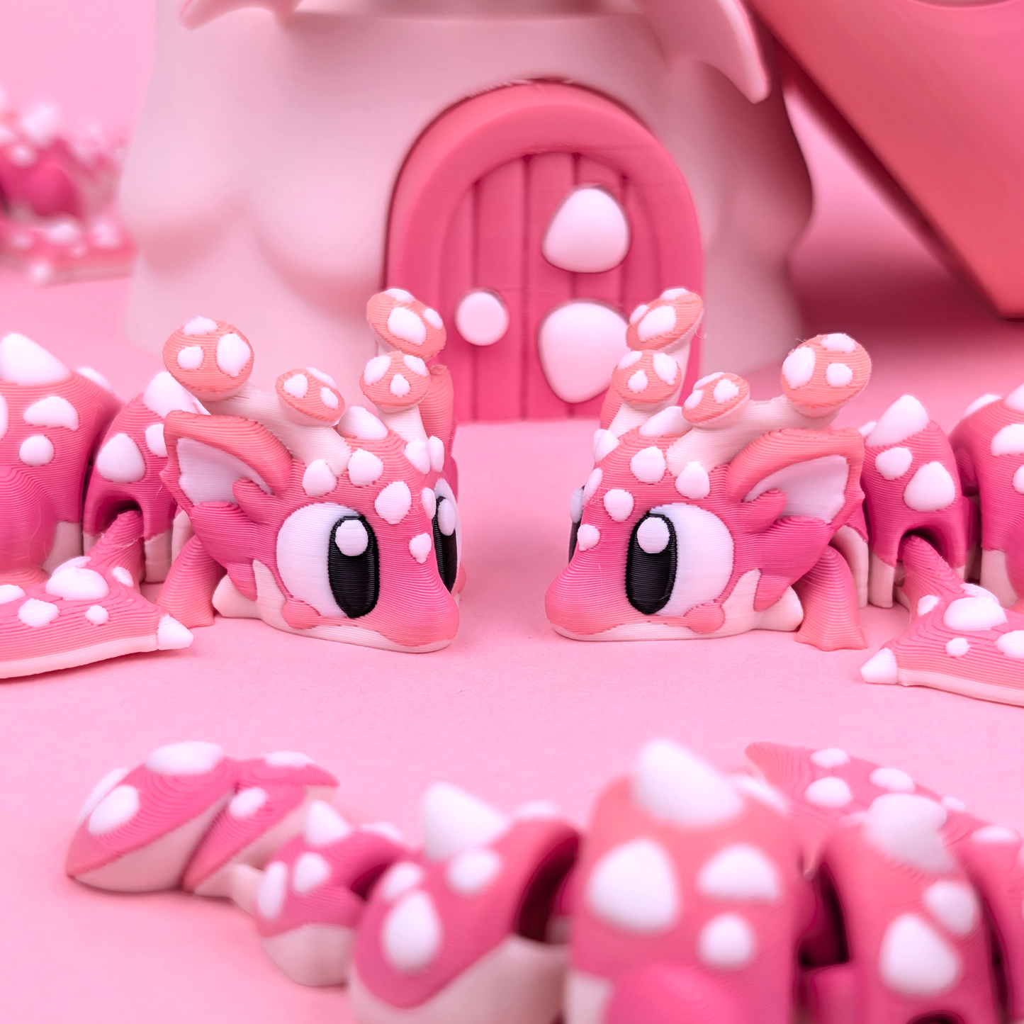 Flexi Mushroom Dragon Playset