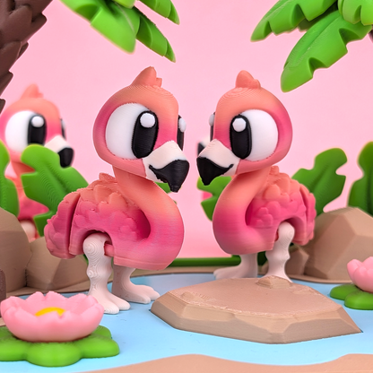 Flexi Flamingo Playset