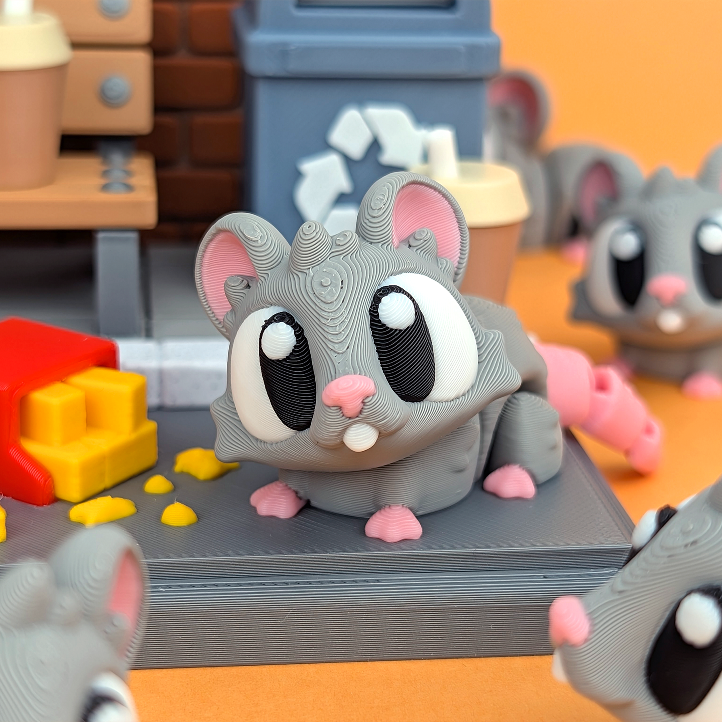 Flexi Rats & Street Snack Playset