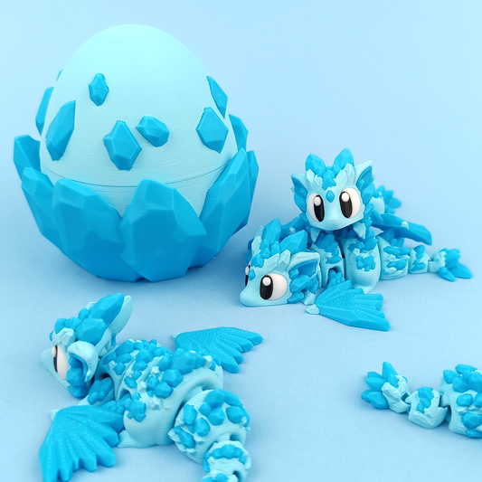 Flexi Crystal Dragon Playset