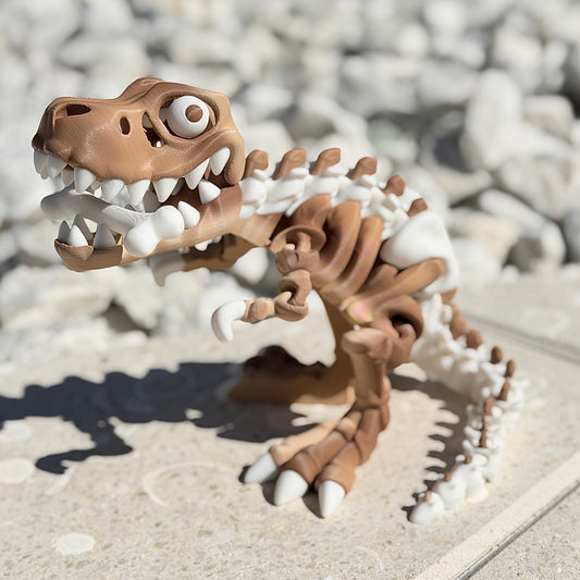 2 Tone Dinosaur T Rex & Bone