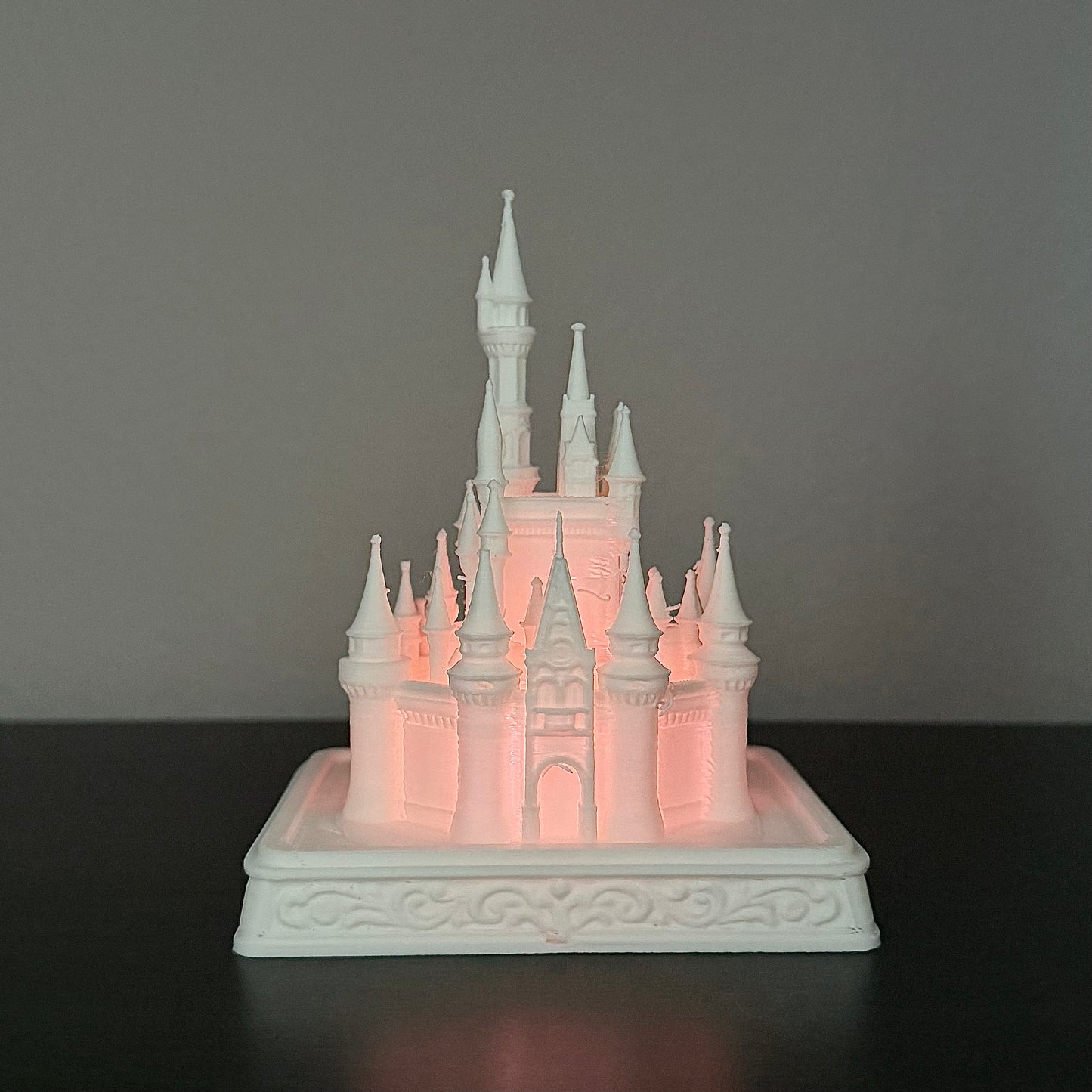 Princess Castle Nightlight – PLA 3D Printed Lamp