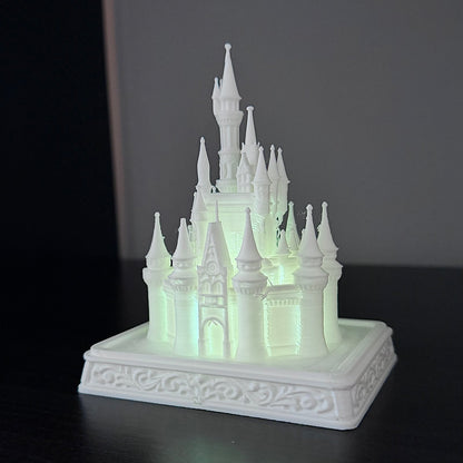 Princess Castle Nightlight – PLA 3D Printed Lamp