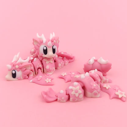 Flexi Cherry Blossom Dragon Playset