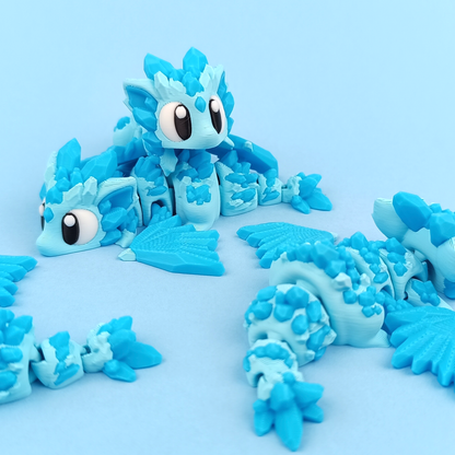 Flexi Crystal Dragon Playset