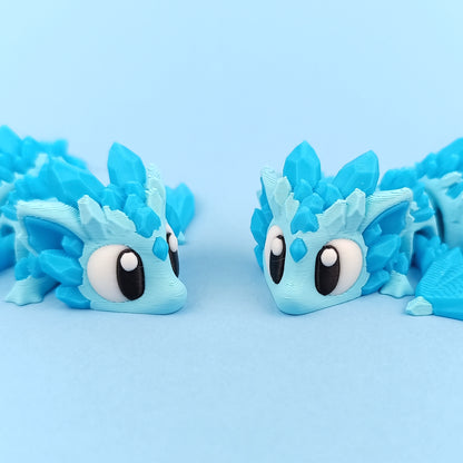 Flexi Crystal Dragon Playset