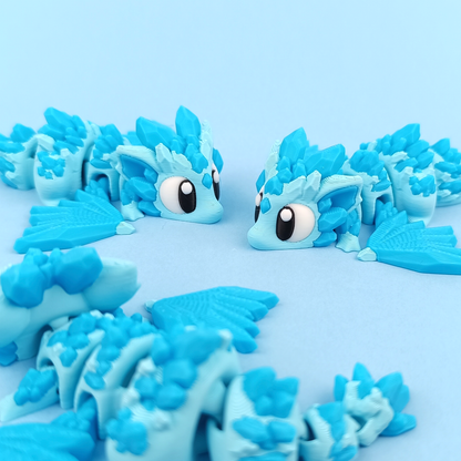 Flexi Crystal Dragon Playset