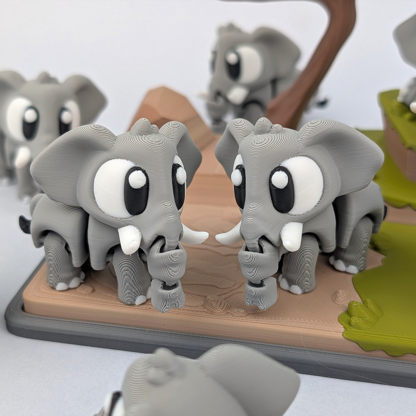 Flexi Elephant Playset