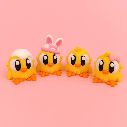 Flexi Easter Chicks Playset