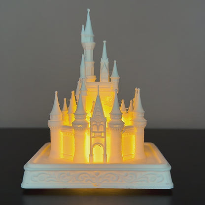 Princess Castle Nightlight – PLA 3D Printed Lamp