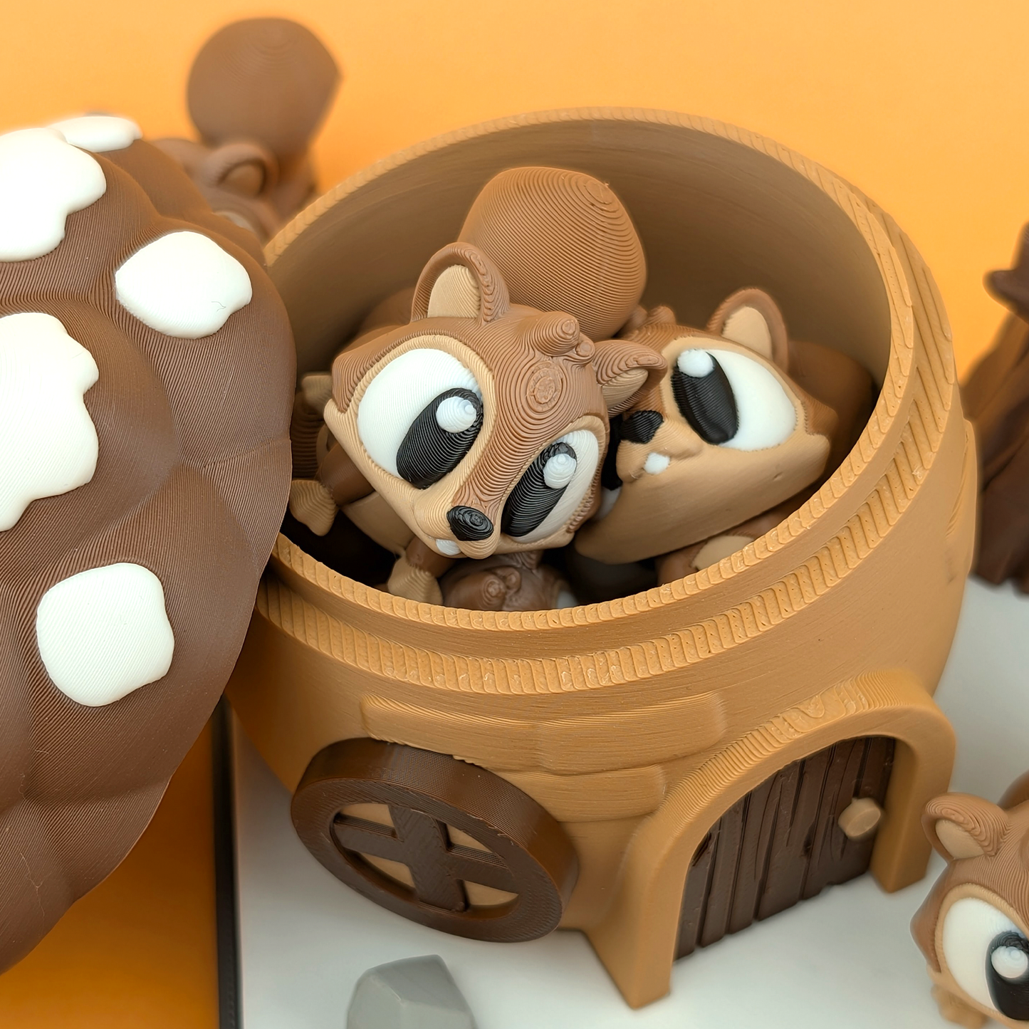 Flexi Squirrel Acorn House Playset
